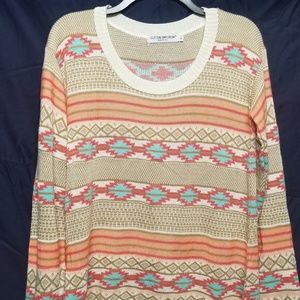 🌺Beautiful Aztec Print Long Sleeve shirt